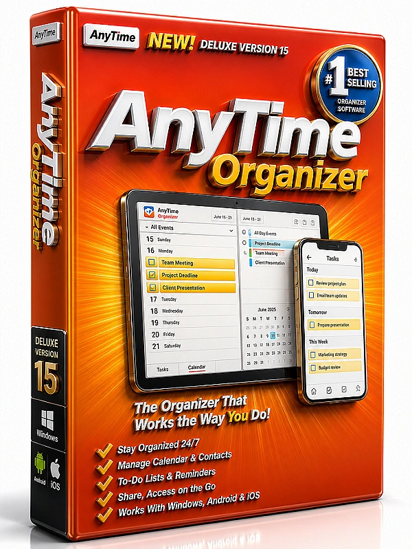 AnyTime Organizer Deluxe Latest 2026
