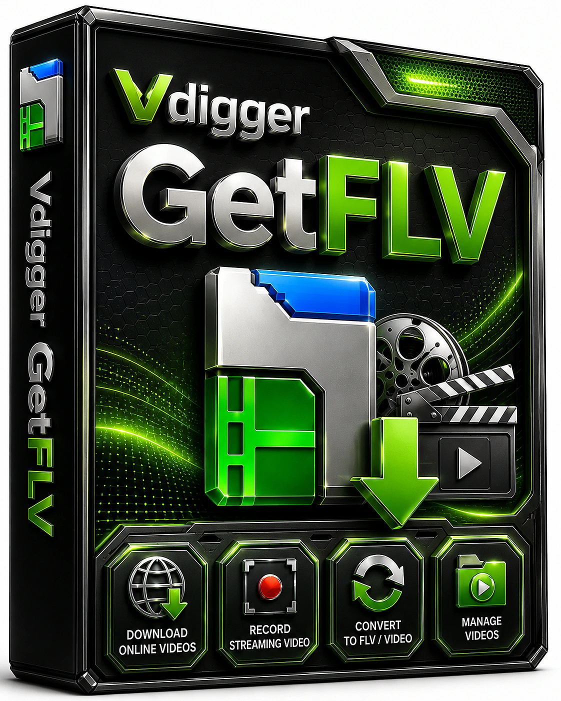 Vdigger GetFLV 31.2412.08 Video Downloader & FLV Management 2026