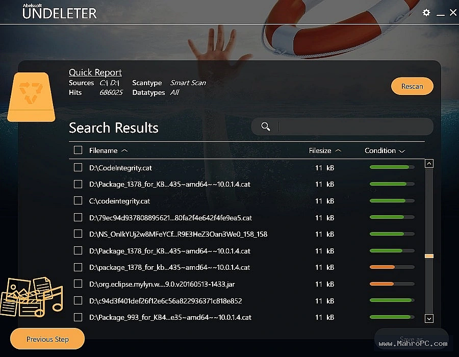Scan in Progress – Deep scan detects deleted files from your hard drive, USB, or SD card.