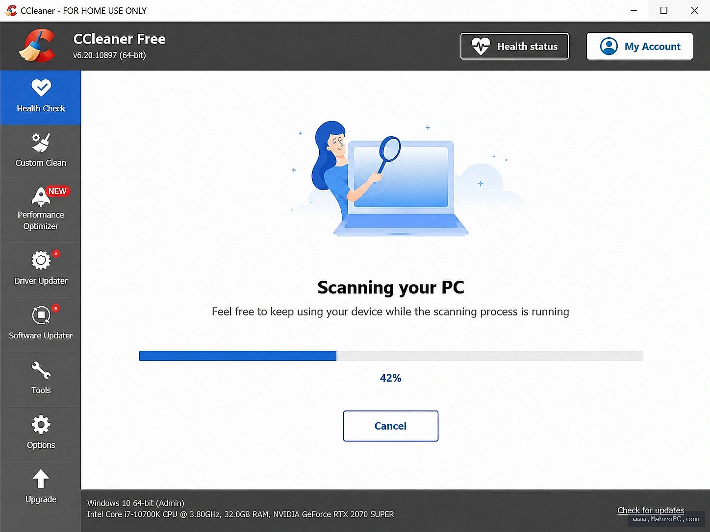 CCleaner Business Edition custom clean rulesets with folder exclusions, file type filters, and cookie retention lists.