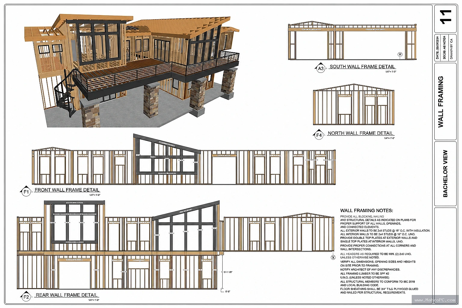 Chief Architect Home Designer Pro helps you design kitchens, bathrooms, landscapes, and complete residential projects using advanced 2D drafting and 3D visualization features.