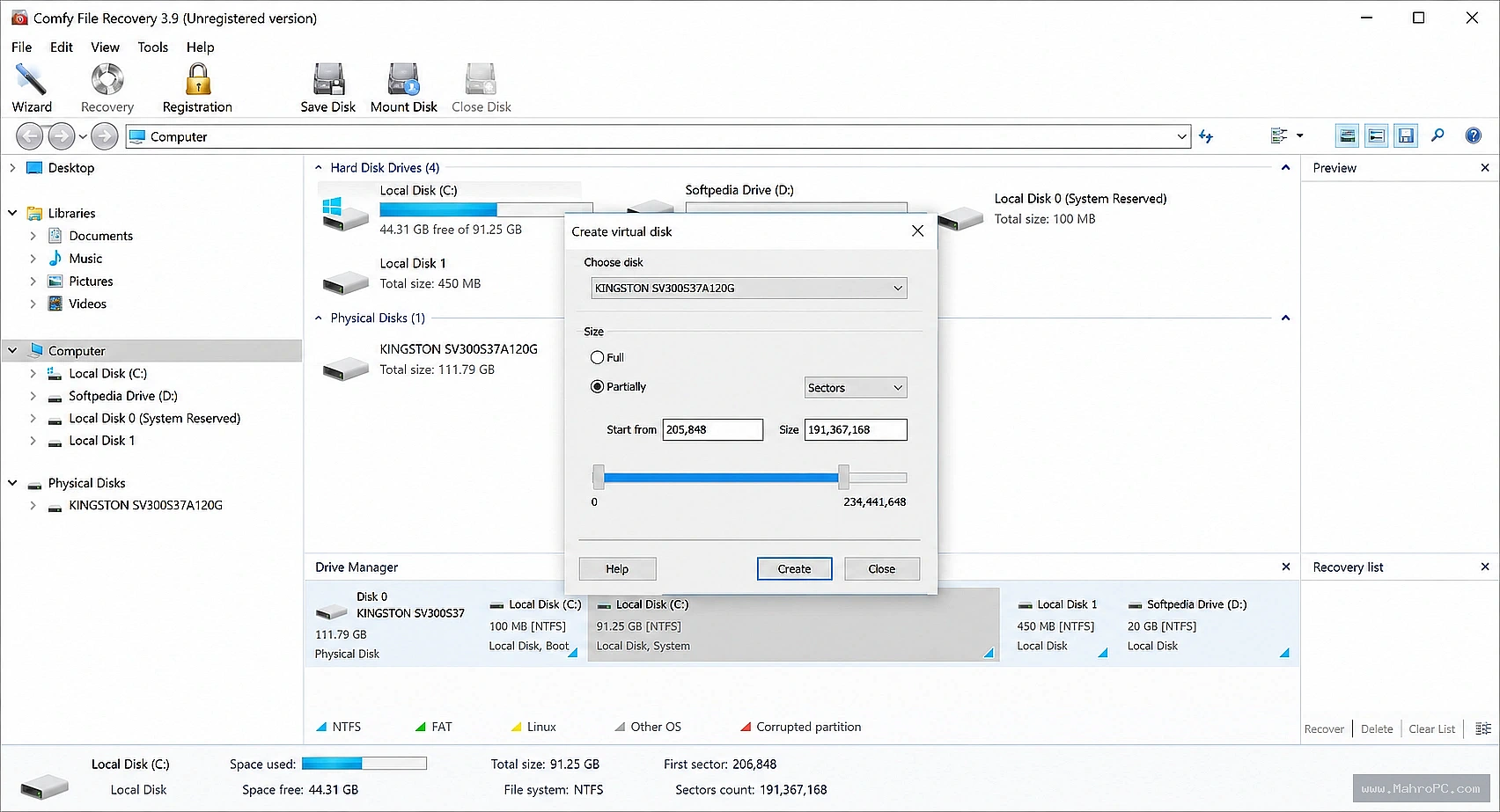Comfy File Recovery performs deep disk scanning with advanced recovery algorithms to restore documents, photos, videos, and other important data safely.