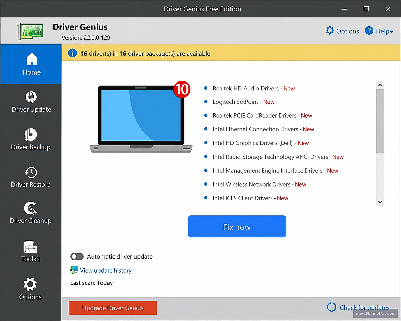 Driver Genius Platinum is ideal for maintaining Windows PCs, improving hardware performance, preventing driver issues, and restoring drivers after reinstalling the operating system.