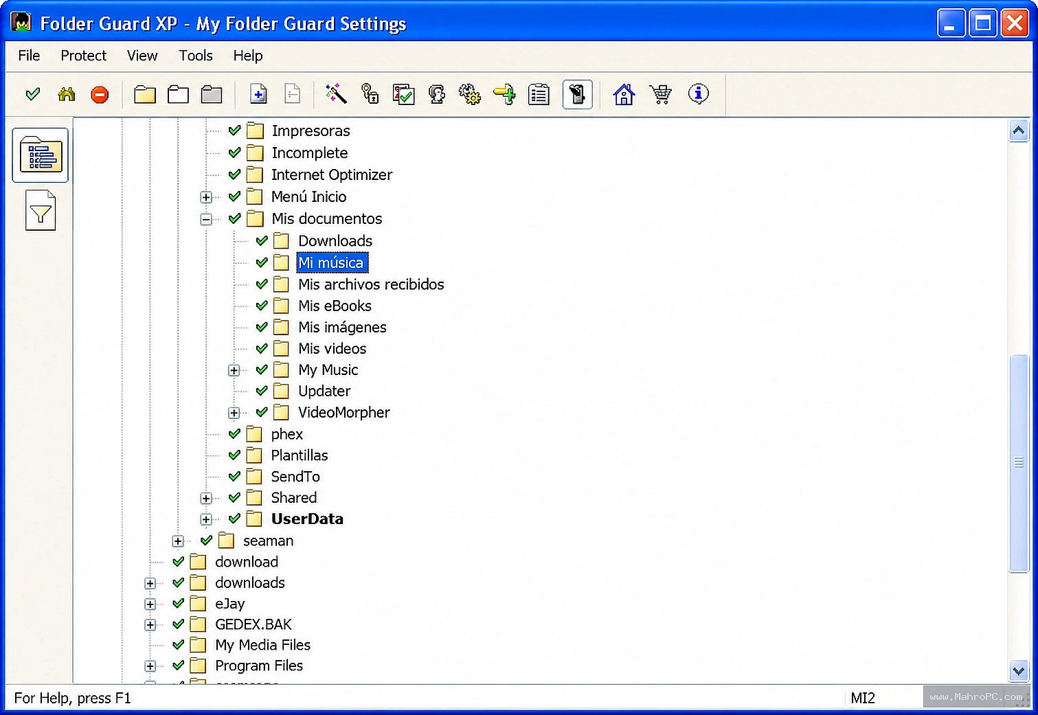 Manage folder permissions, password protection, and data security with a simple and user-friendly Windows interface.