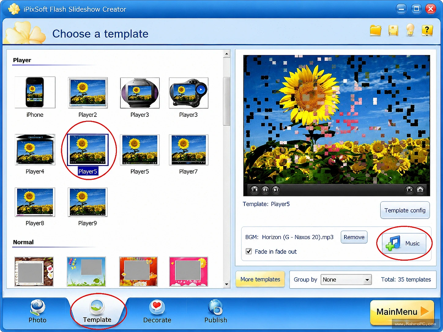 Export high-quality slideshow projects with customizable settings using an easy-to-use interface for Windows users.