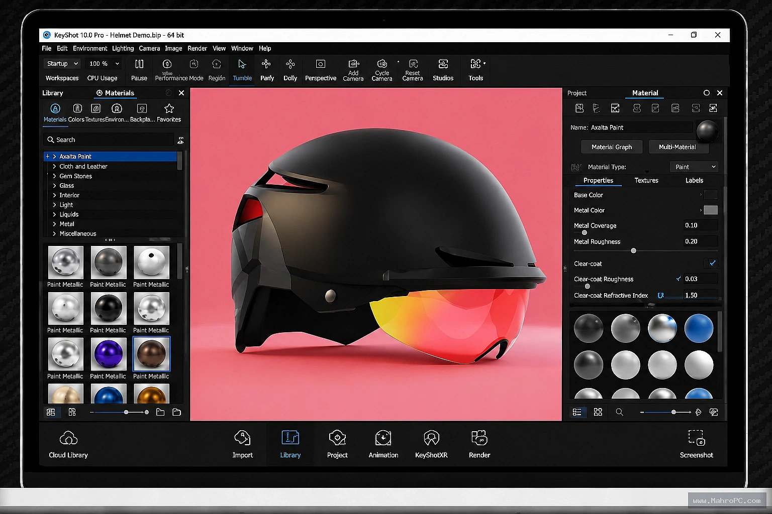 Render detailed product designs, create stunning animations, and customize scenes using powerful yet user-friendly rendering tools.