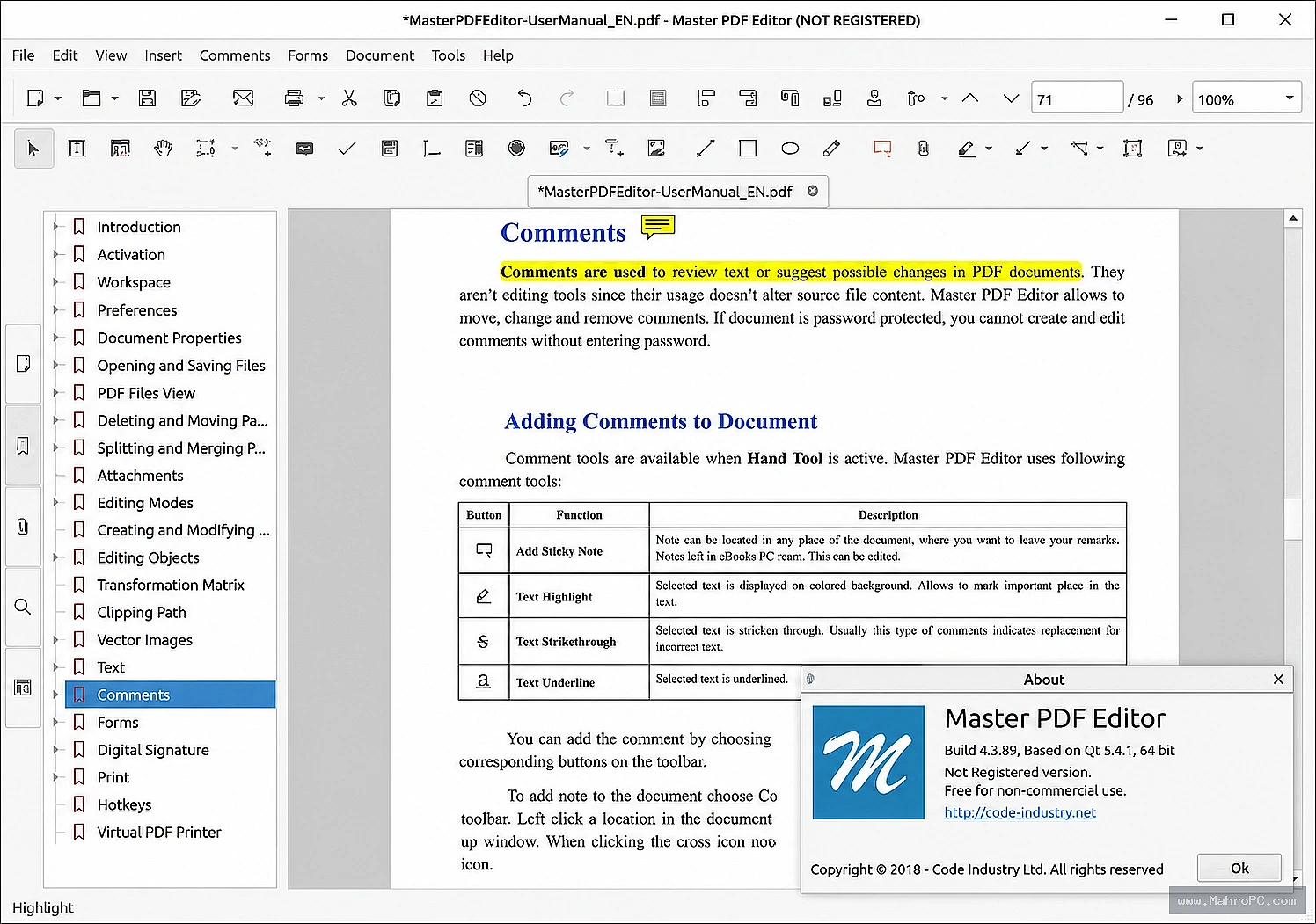 Modify text and images, annotate PDFs, fill forms, and add digital signatures using a simple and efficient workspace.