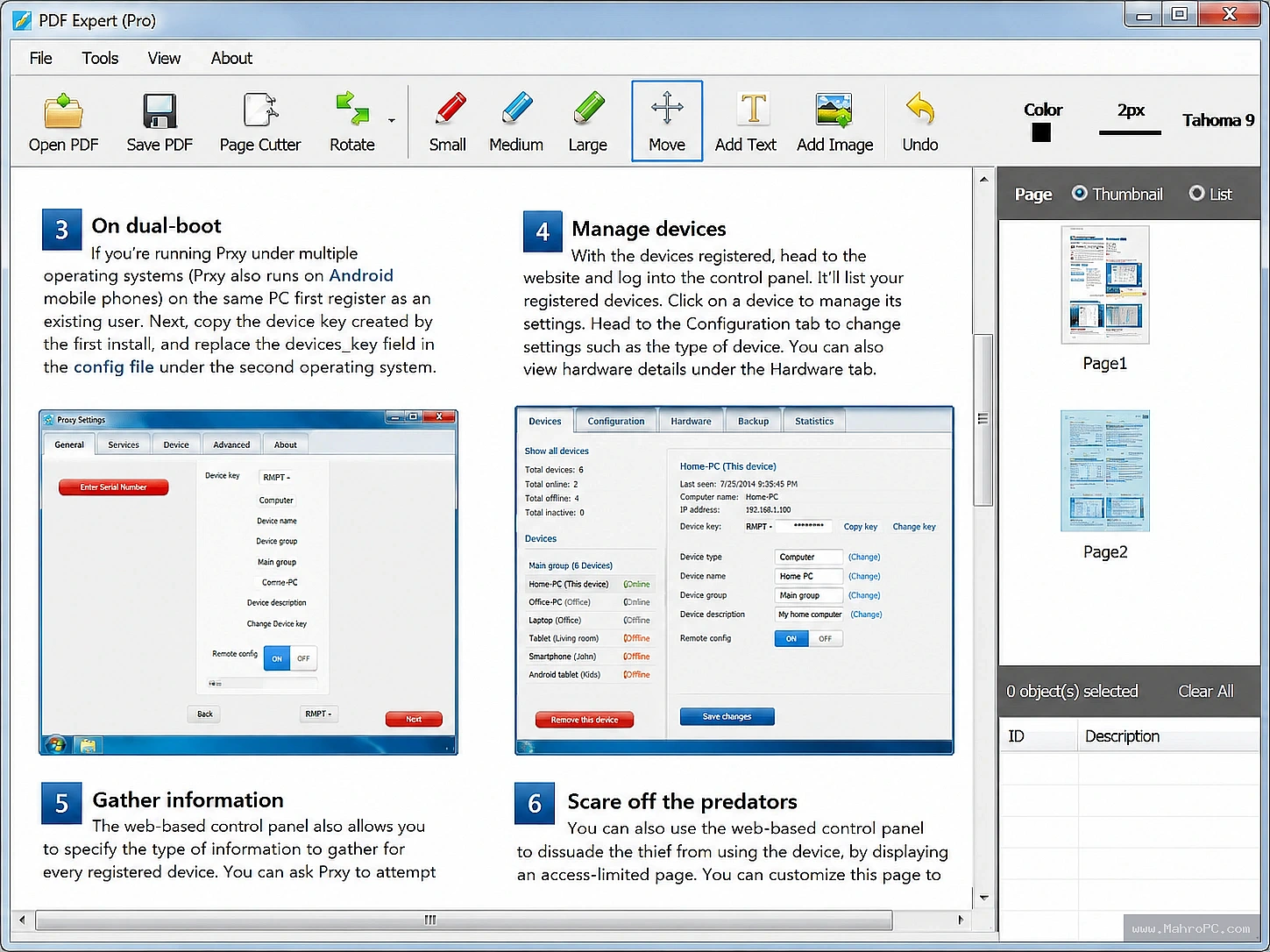 PDF Eraser Pro main interface for removing unwanted text, images, and objects from PDF documents with precision.