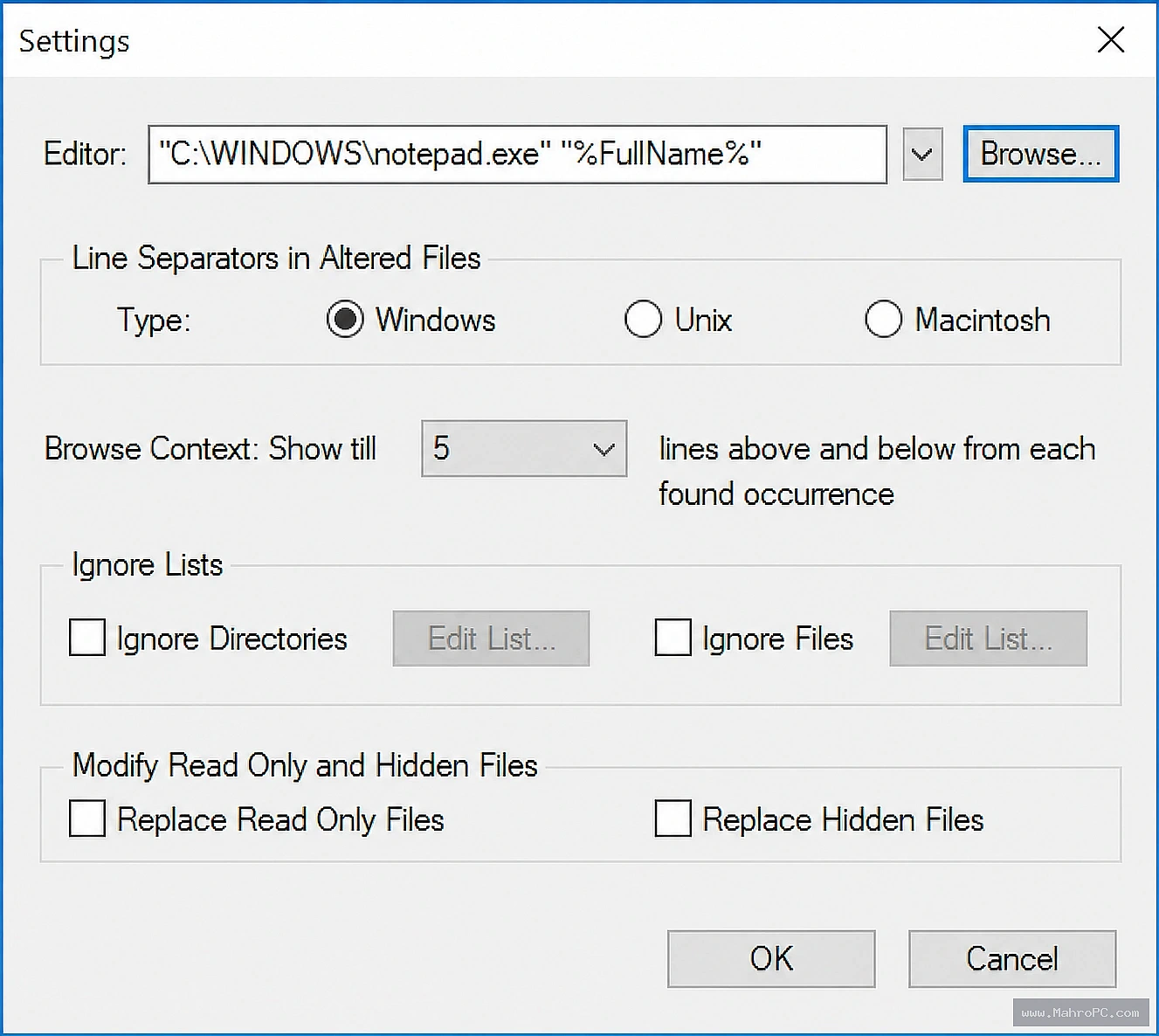 Preview search results, review planned changes, and safely update multiple documents through a fast and efficient file editing workflow.