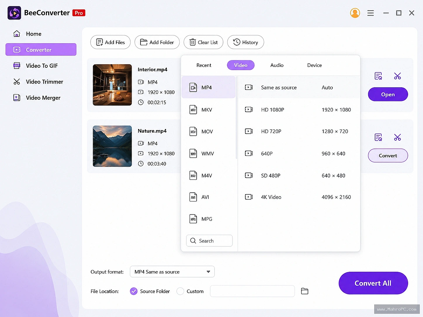 Process multiple files simultaneously with batch conversion, monitor real-time progress, and export high-quality media efficiently through an intuitive Windows interface.