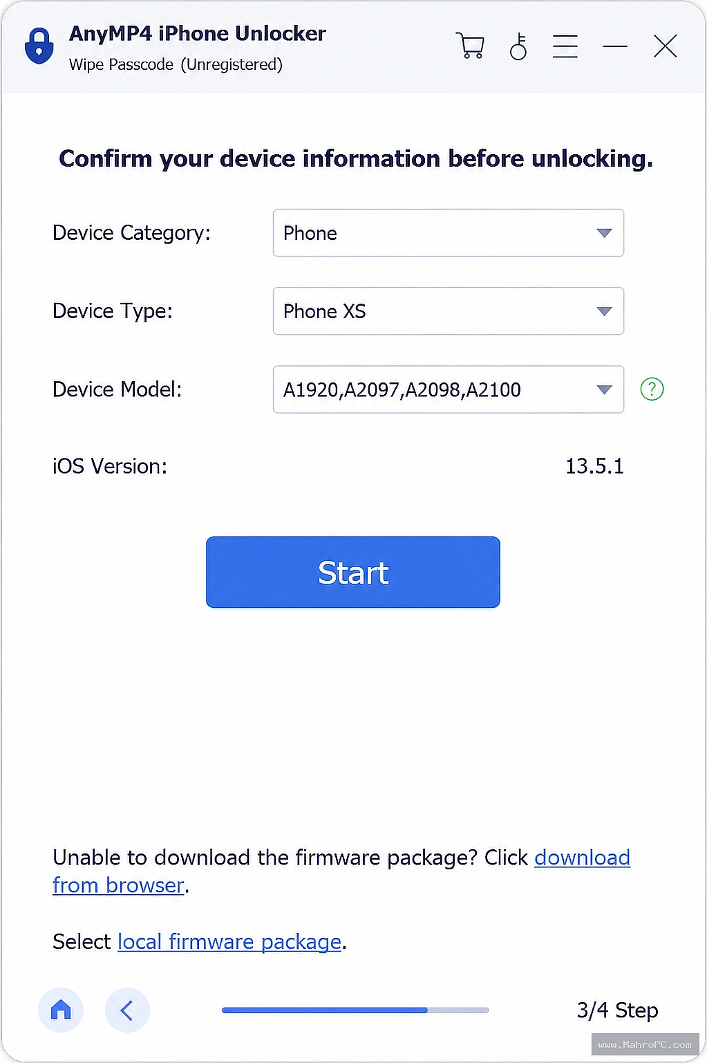 Remove Apple ID, Screen Time passcodes, and supported device restrictions by following clear step-by-step instructions within a simple unlocking workspace.