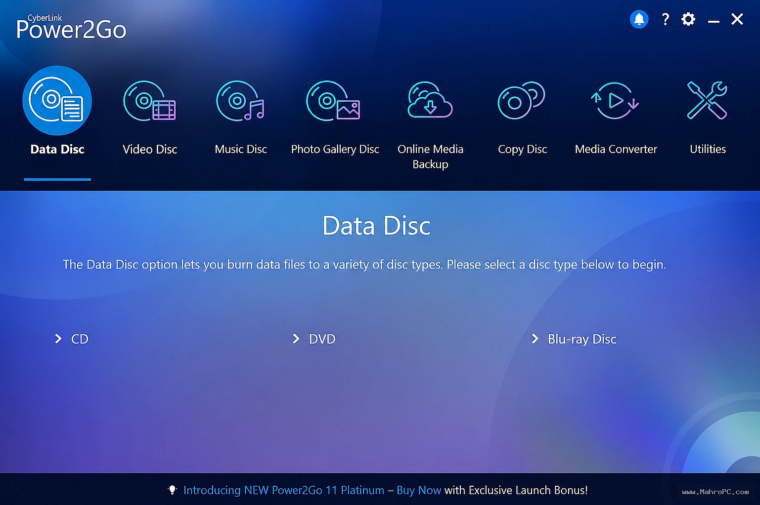 Create bootable discs, back up important files, encrypt sensitive data, and organize media projects using advanced burning and backup tools.
