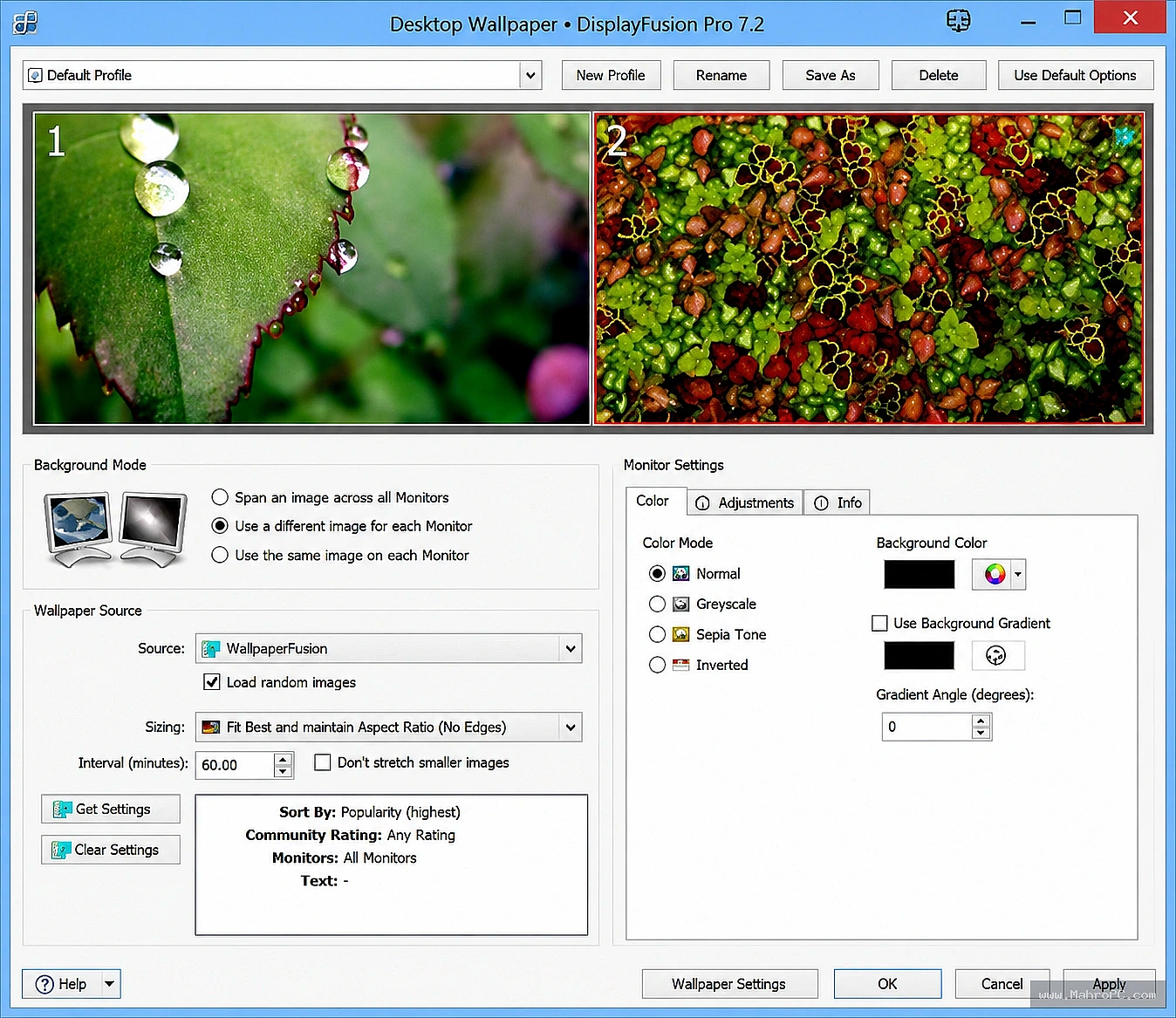 Configure window snapping, custom hotkeys, title bar actions, multi-monitor taskbars, and automated monitor settings to improve productivity across multiple displays.