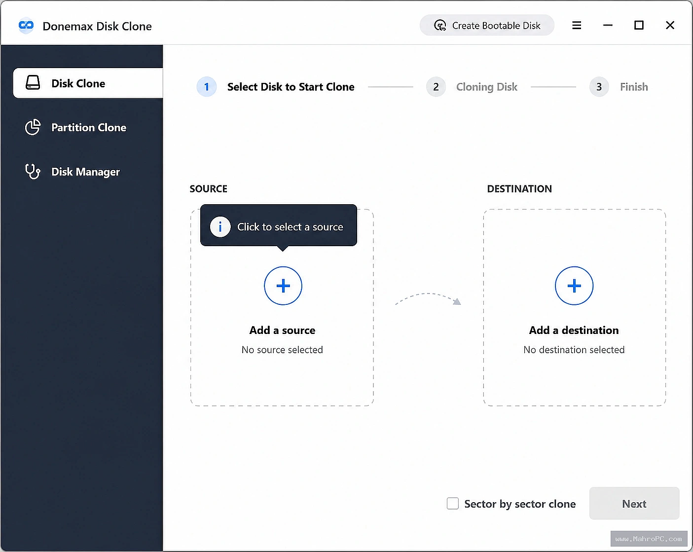Clone entire hard drives, SSDs, and system partitions with an enterprise-grade disk cloning workspace designed for secure data migration and backup.