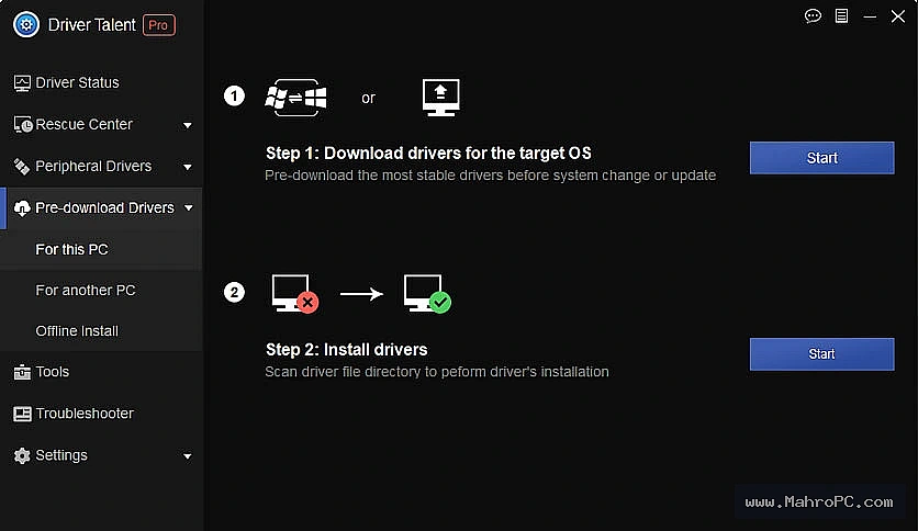 Download, install, update, repair, and back up device drivers with a single click to improve hardware compatibility and overall system stability.